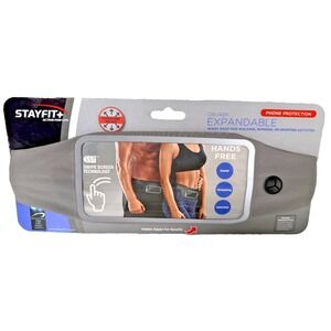 Stayfit+  Plus Cruiser Phone Phone Protection Gray Waist Fanny Pack - Unisex NEW